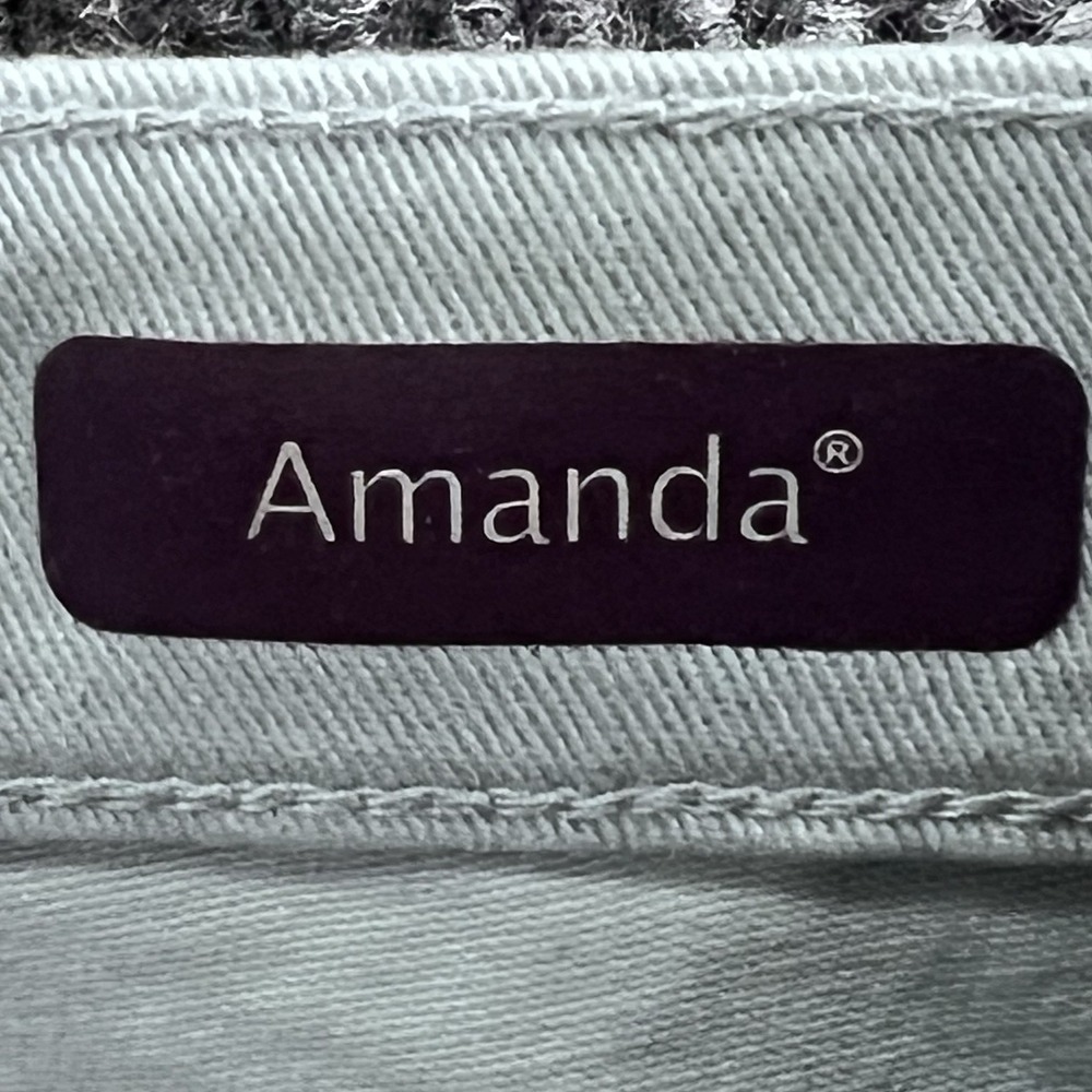 Gloria Vanderbilt Amanda Stretch Jeans Womens 10 Light Blue High Rise Tapered - Picture 13 of 15